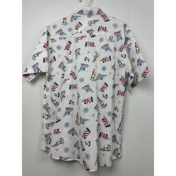 Men's Jogal Nautical Shirt, Size L - Picture 4 of 6